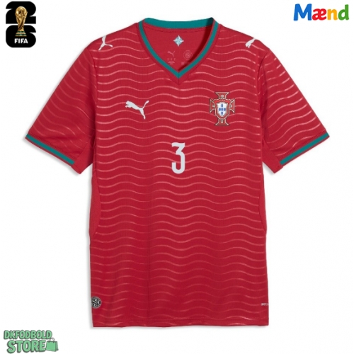 Portugal Ruben Dias #3 Replika Hjemmebanetrøje VM 2026 Kortærmet